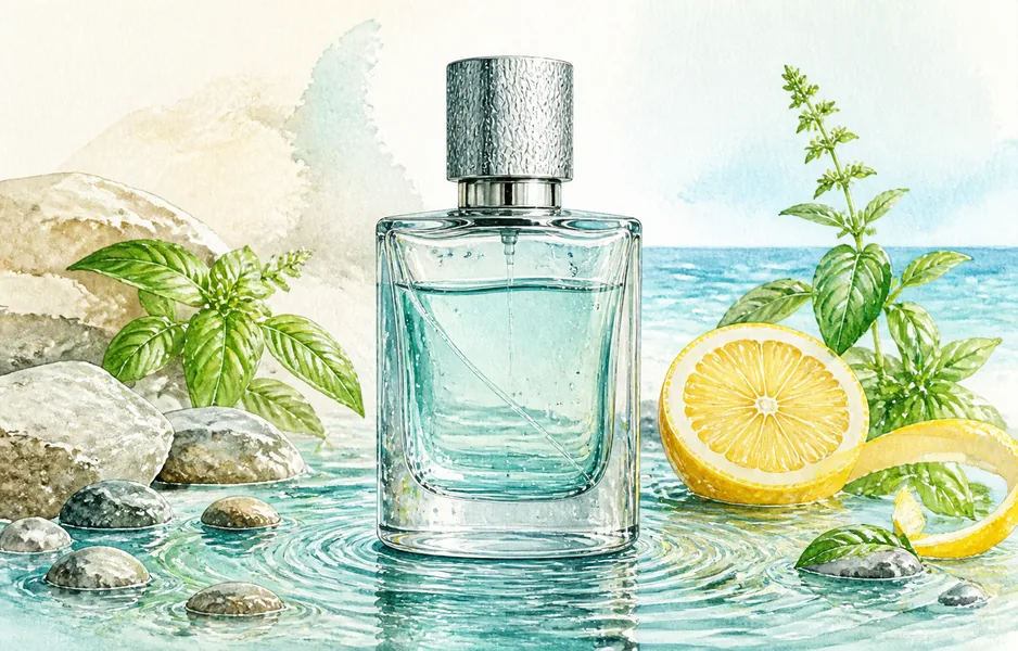 Giorgio Armani Acqua di Gio 보틀 일러스트
