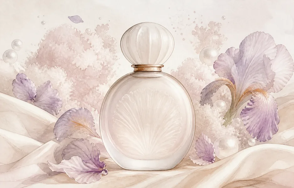 Diptyque Fleur de Peau 보틀 일러스트