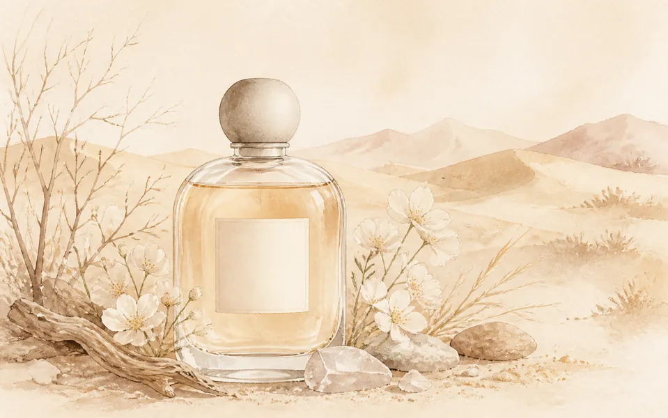 Byredo Mojave Ghost 보틀 일러스트