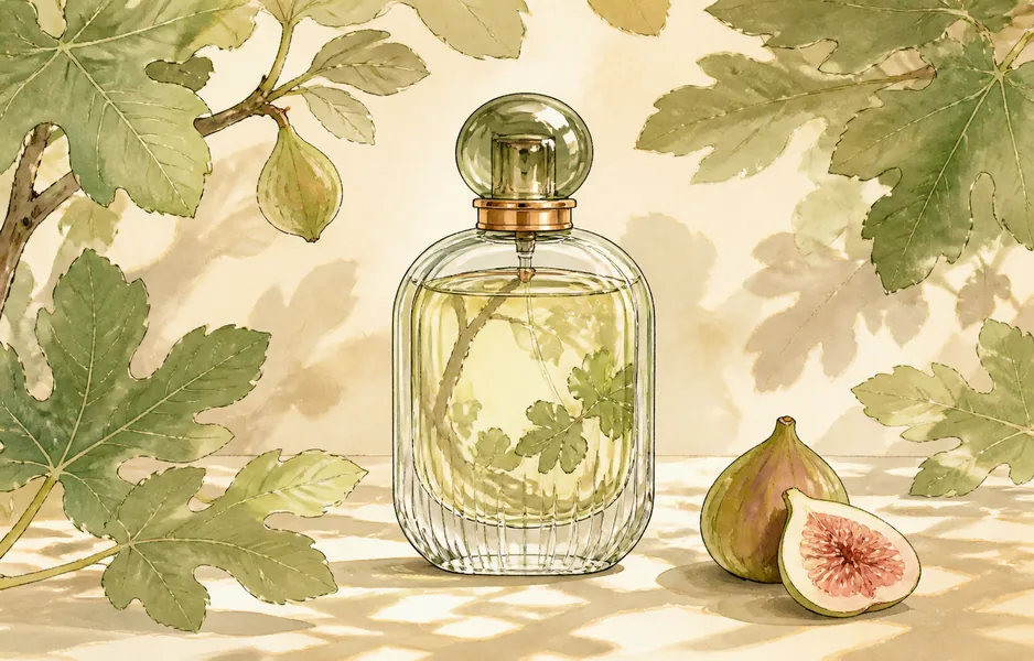 Diptyque Philosykos 보틀 일러스트